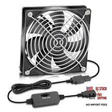 120mm x 25mm DC 5V Brushless USB PC Case DVR CPU Cooling Fan - 3 12025 USB