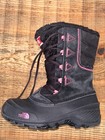 North Face Tall Waterproof Boots size 3 Faux Fur Heat Seeker 200gm Insulation — photo 1