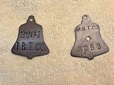 2 Telephone Company Employee Badges