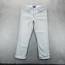 Democracy Jeans Womens 8 Blue Ankle Skinny High Rise Ab Solution Stretch