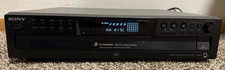 Sony CDP-CE375 5 Disc CD Changer Compact Disc Player Black No remote