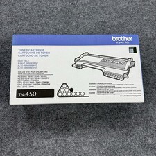 Brother TN-450 TN450 Genuine OEM High Yield Black Toner Cartridge - NEW Sealed