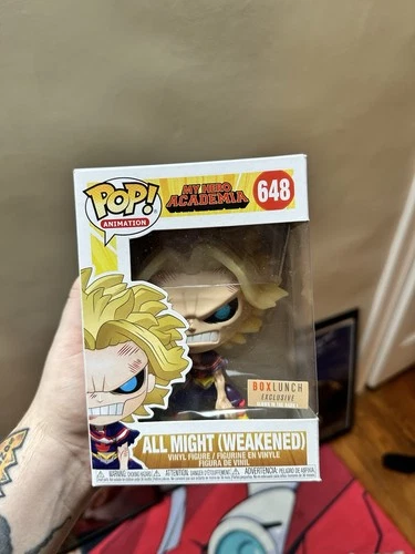 Funko Pop! Animation My Hero Academia #648 ALL MIGHT WEAKENED Glow Box Lunch