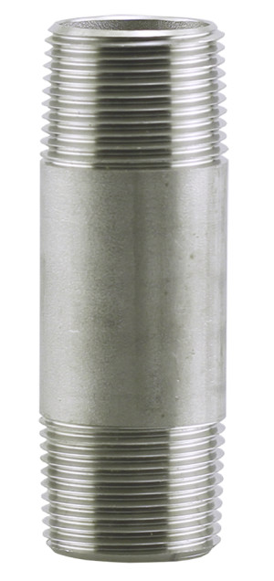 Boshart SS316N-0730 3/4" x 3" 316 SS Nipple 25-Pack