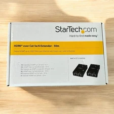 StarTech ST121SHD50 HDMI Over CAT 5e/6 Extender 50 Meters Part # ST121SHD50
