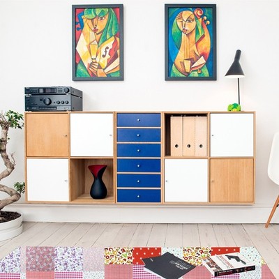  50 Stück Baumwolldruckstoffe DIY Patchwork Handgefertigte Stoffmaterialien zum