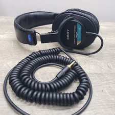 Works SEE VIDEO Sony MDR-7506 Studio Monitor Pro Wired Over Ear Headphones