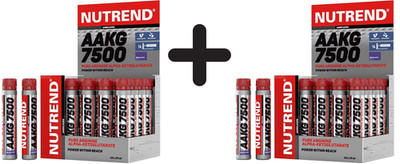 2 x Nutrend AAKG 7500, Blackcurrant - 20 x 25 ml. (49,99 EUR/L)