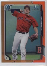 2015 Bowman Draft Chrome Orange Refractor 25/25 Tate Matheny #89 3q5