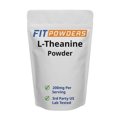 FitPowders L-Theanine Powder 3rd Party Tested: Non-GMO with Scoop (Variations)