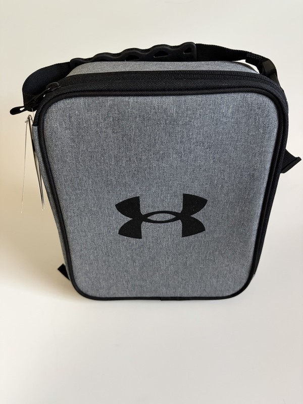 Under Armour UA Scrimmage 3 Lunch Box Gray/Black Insulated Soft Cooler w/ Strap