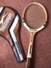 Racchetta Tennis Slazenger Challenge 100 Legno/Fibra di Vetro MIE + Coperchio 69cm 27”