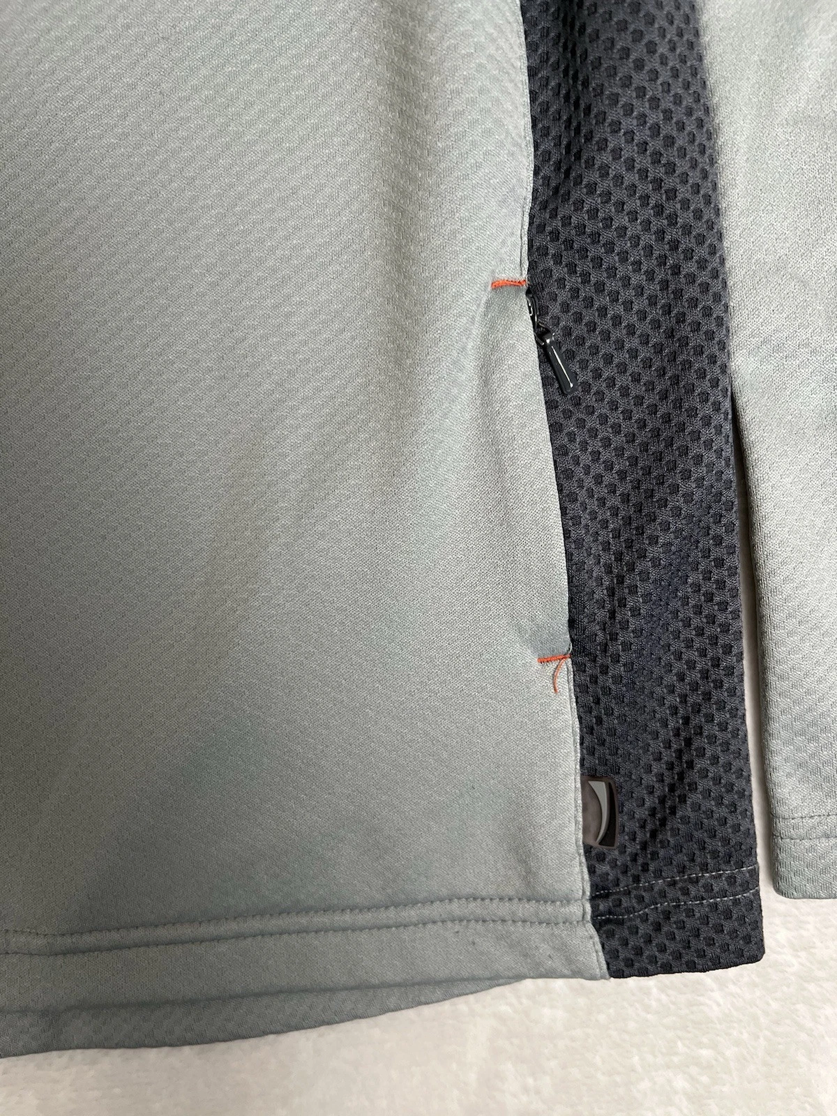 alo-yoga cool fit 1/4 zip long sleeve activewear pullover custom shirt