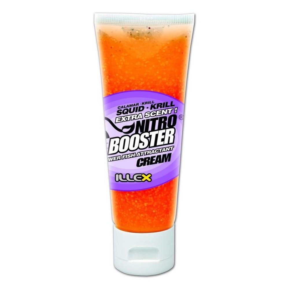 Illex Nitro Booster Squid / Krill Creme Orange 75ml Raubfisch Lockstoff