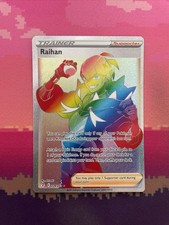 Pokemon Card Raihan 224/203 Rainbow Rare Evolving Skies Near Mint