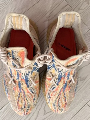 adidas Yeezy Boost 350 V2 MX Oat Multicolor Primeknit+ Cushioned Sneakers,7.5 us