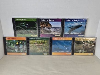 Echoes of Nature Sounds CD Lot of 7 Laserlight Meditation Relaxation NEW SEALED 