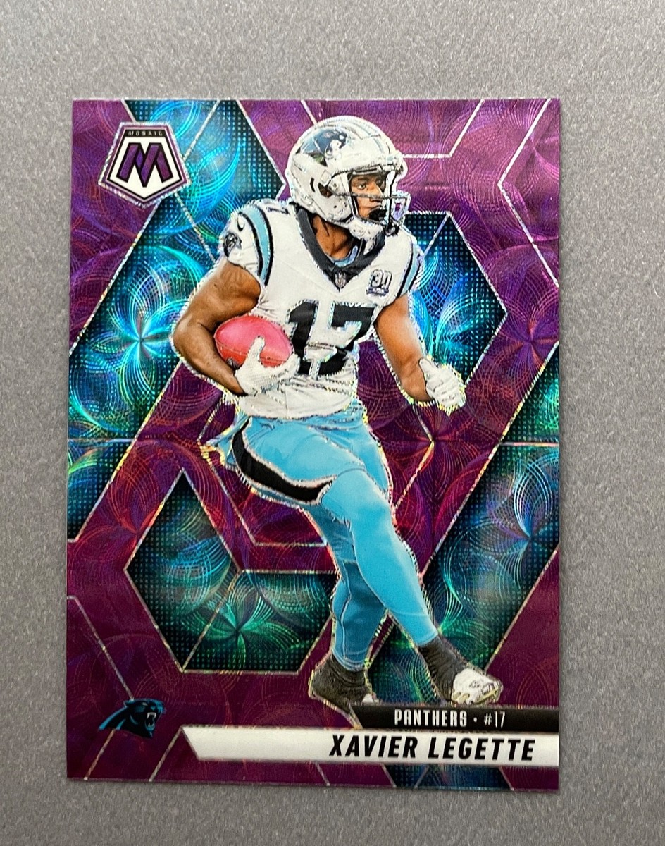 2025 Panini Mosaic Football Xavier Legette Purple Scope Prizm #45