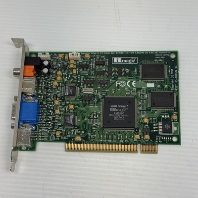 REALmagic Sigma Designs  Videoaufnahme PCI-Karte EM8300