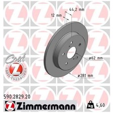 Zimmermann Bremsscheiben + Beläge hinten 4243178010 | 583578