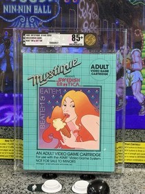 1982 Atari 2600 Beat 'Em & Eat 'Em Swedish Erotica XXX Adult Mystique VGA 85+