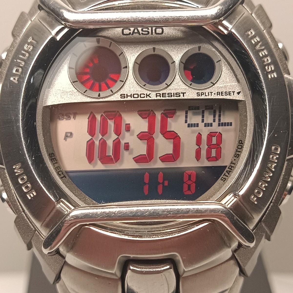 Casio G-3110 G-Shock 2453 Watch Men Tel Memo Illuminator Color 