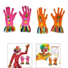 Halloween Clown Gloves Adult Scary Photo Props for Carnival Holiday Dress up