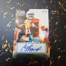 2021 Leaf Pro Set Power - Football - Casey Thompson - AUTO 32/99