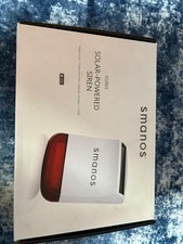 Smanos S2603 Solar Siren for Alarm System White