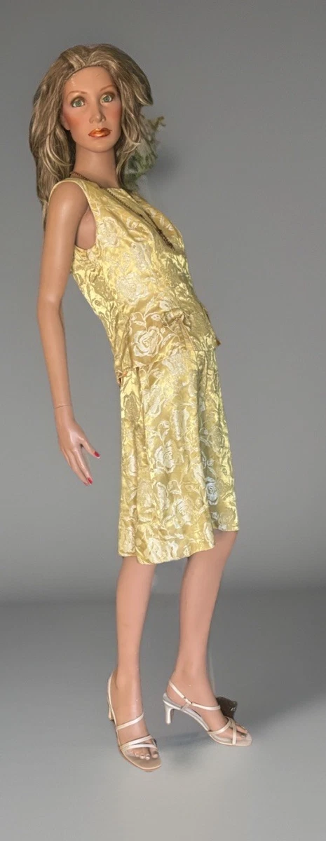slim fit dress slacks Chevy 50s Top in Million Dollar Baby! Gold main image 1
