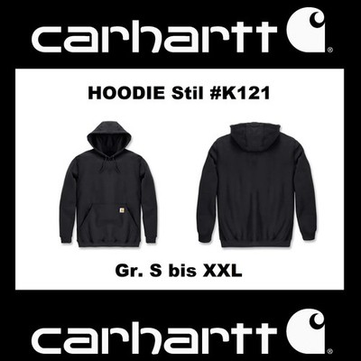 CARHARTT Workwear Kapuzenpullover K121 Marquette Hoodie schwarz Loose Fit