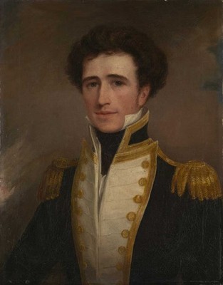 1800s  Antique Maritime Man Painting Reproduction Giclee Print Fine Art Paper