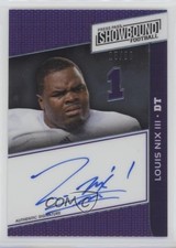 2014 Press Pass Showbound Purple 25/50 Louis Nix III #SB-LN Auto k1f