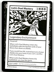 Lich's Duel Mastery - Mystery Booster 2 Playtest Cards