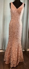 JS Collections Champagne Lace Formal Mermaid Gown Wedding Mother - 8