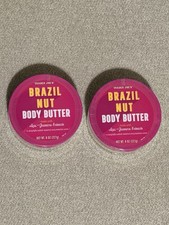 Trader Joe's Brazil Nut Body Butter 8 oz Acai  Guarana, 2 Pack