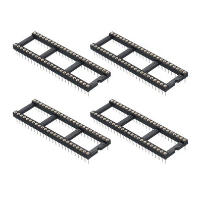 4 x DIP IC Chip Socket Adapter Round Pin 48P 2.54mm Pitch IC 15.2mm