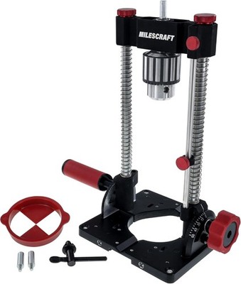 Milescraft DrillMatePRO 1348: mobiler, robuster Bohrständer, 13 mm Futter