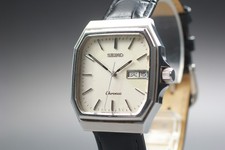 Orologio Uomo Vintage 1987 Seiko Chronos 5H23-5100 Argento KANJI Quarzo dal GIAPPONE