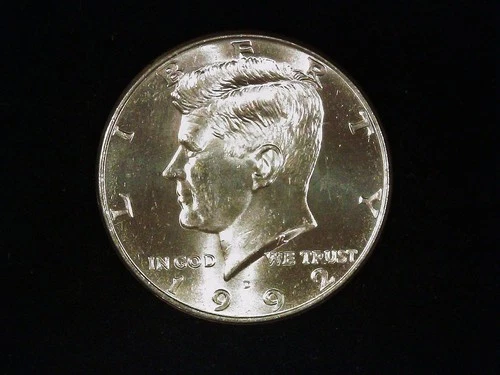 1992-D Kennedy Half Dollar AU+++ (1). Free Shipping!