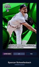 [DIGITAL CARD] Topps Bunt 2025 SPENCER SCHWELLENBACH RC CHROME BLACK, ATL BRAVES