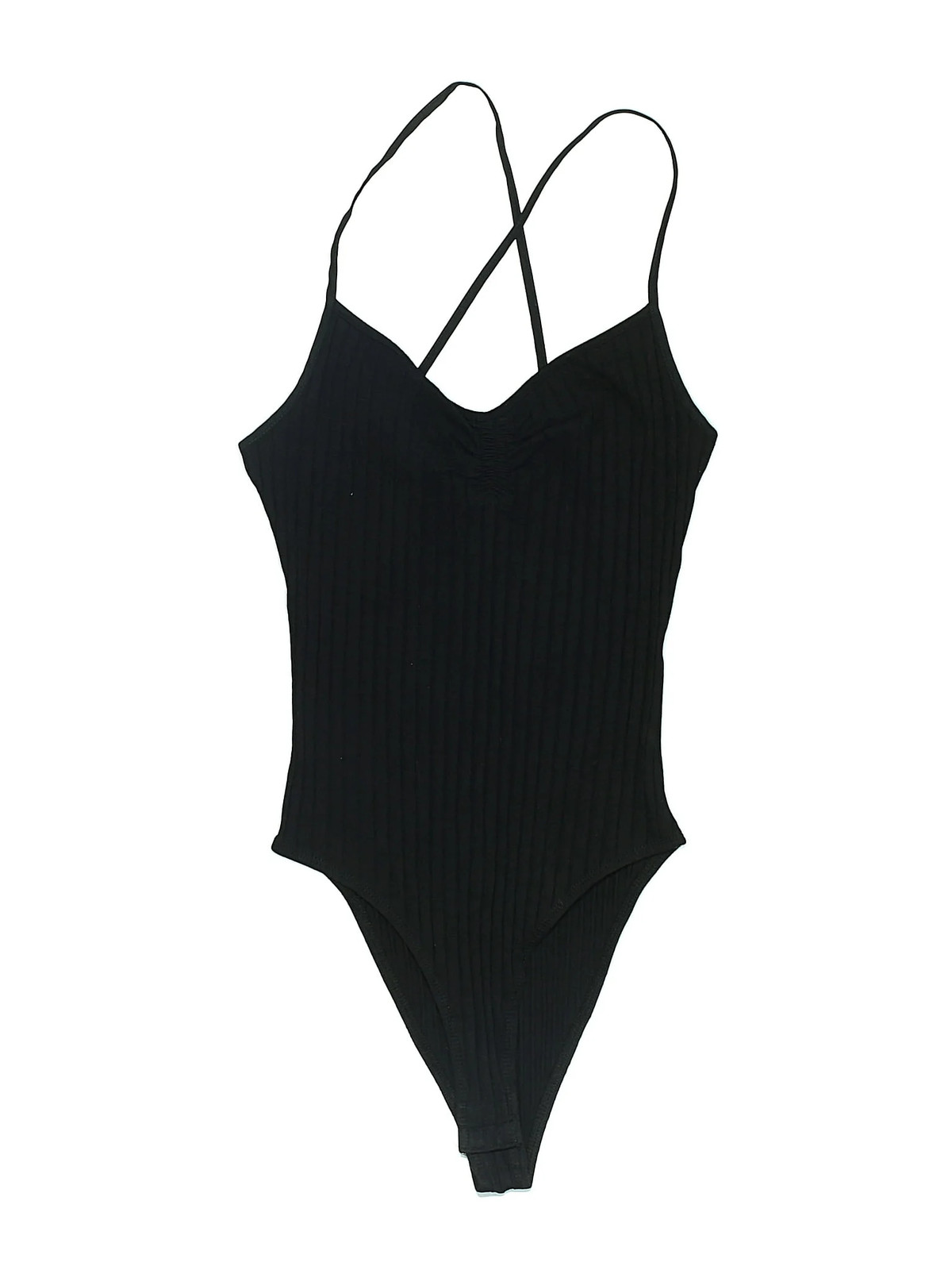 Zara Women Black Bodysuit S
