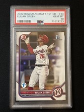 2022 Bowman Draft 1st Edition - Elijah Green #BD-23 (RC) PSA 10