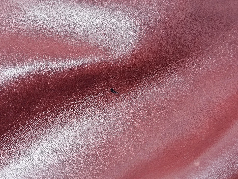 Bolso de mano vintage Etienne Aigner para mujer de cuero borgoña con mango de madera años 70 Foto 4 de 4