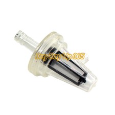 Clear Inline 90-Degree Fuel Filter - 1/4" (7mm) Right Angle For Arctic Cat, BMW, Diablo