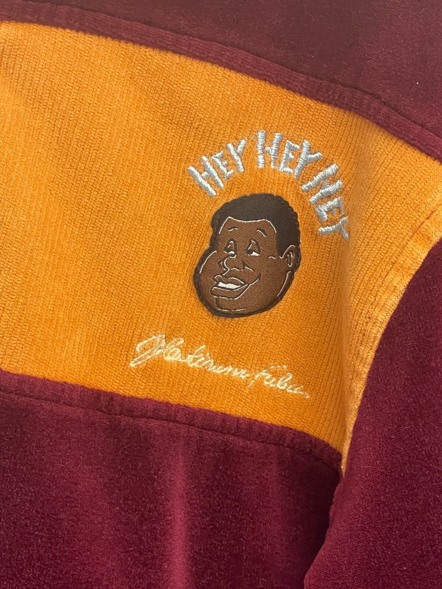 Fat Albert and the Junkyard Gang Velour Jacket FUBU Size S (8/10