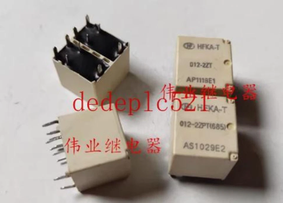 Relé de potencia electromagnética automotriz 3 piezas NUEVO HF HFKA-T 012-2ZPT Foto 2 de 3