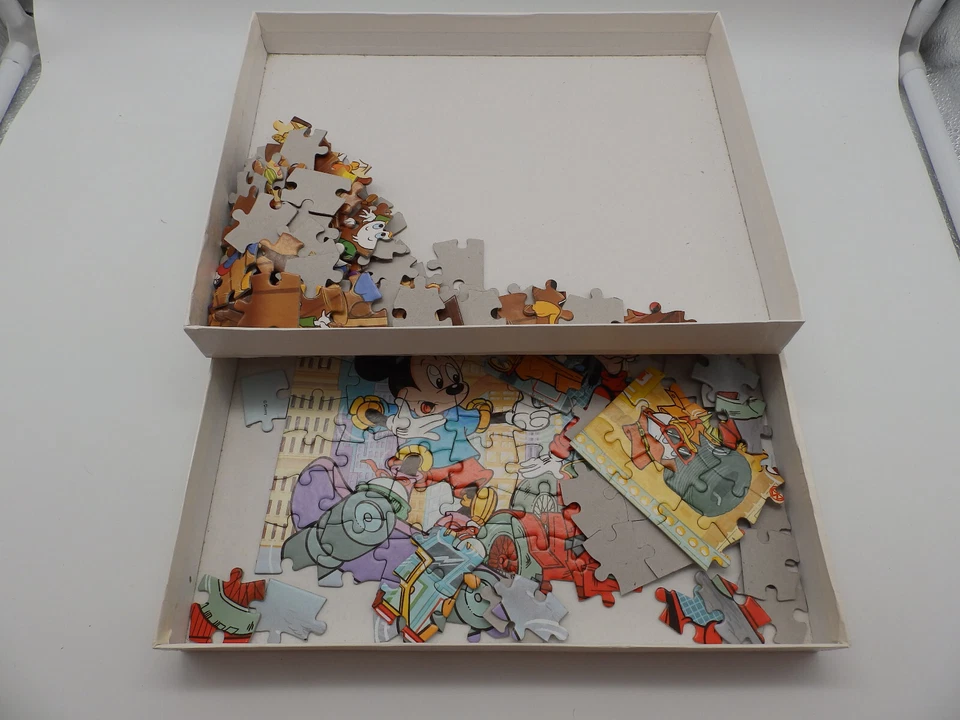 2x Walt Disney Waddingtons Puzzle Komplett - Bild 2 von 2