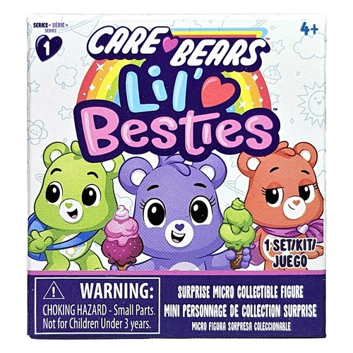 Care Bears Lil’ Besties - Tenderheart Bear Squishy Figure 4.5cm/1.8inch Open Box - Picture 2 of 2