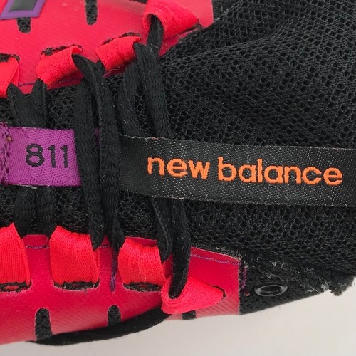 Womens 8 B New Balance 811 Fantom Tape Running Shoes Black Pink Stripe Lace Up - Picture 10 of 12